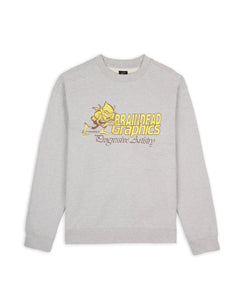 PROGRESSIVE ARTISTRY CREWNECK SWEATSHIRT - HEATHER GREY