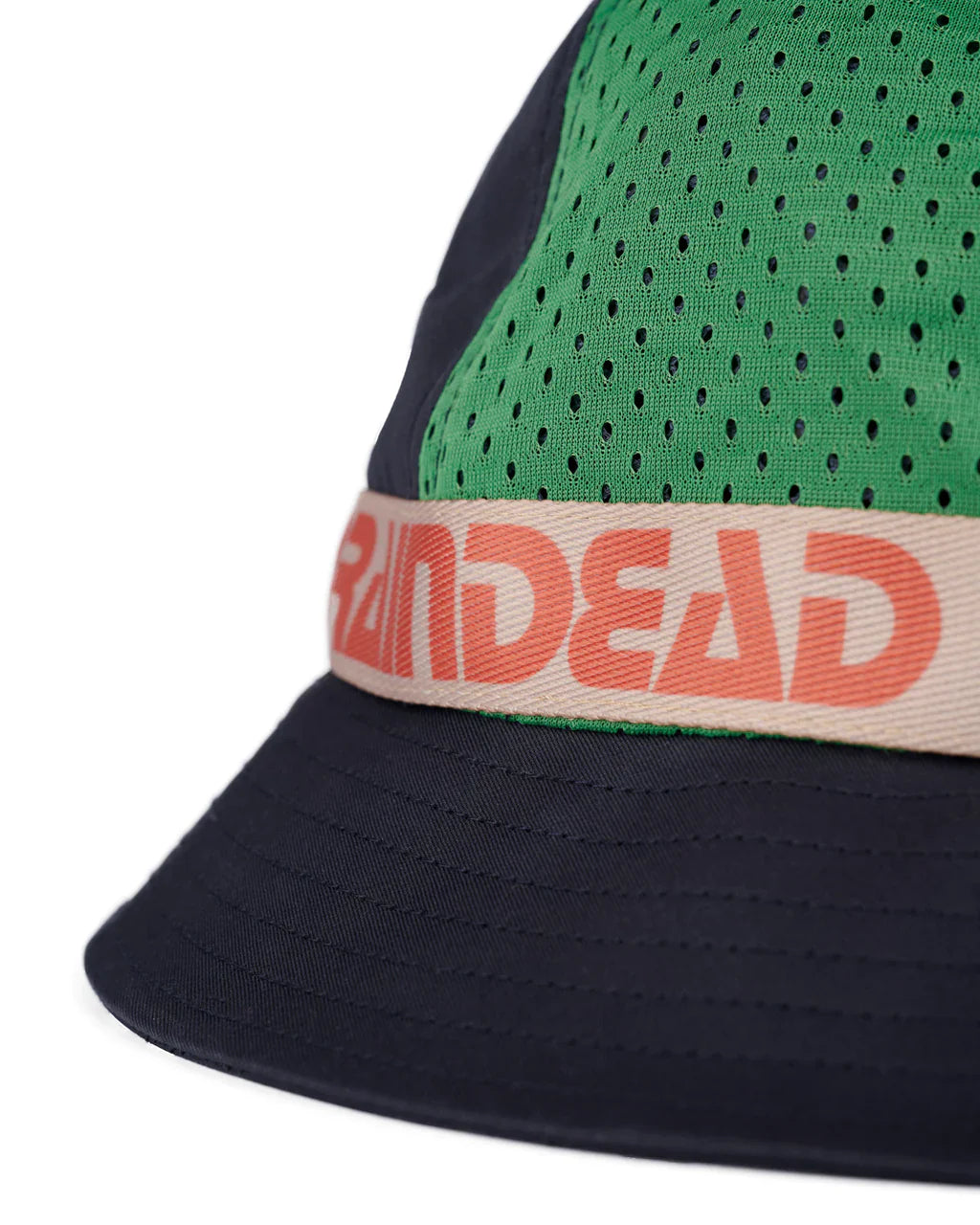 VISION MESH PANELED BUCKET HAT - NAVY/MULTI